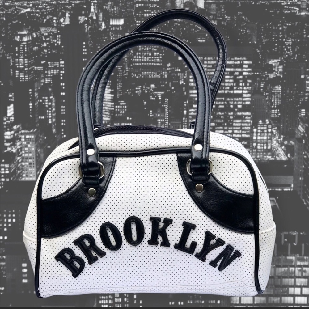 RARE White Poly BROOKLYN Mini Handbag